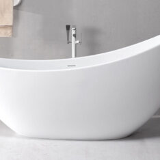 Wellis Accord Matt Fehér öntött márvány szabadon álló kád