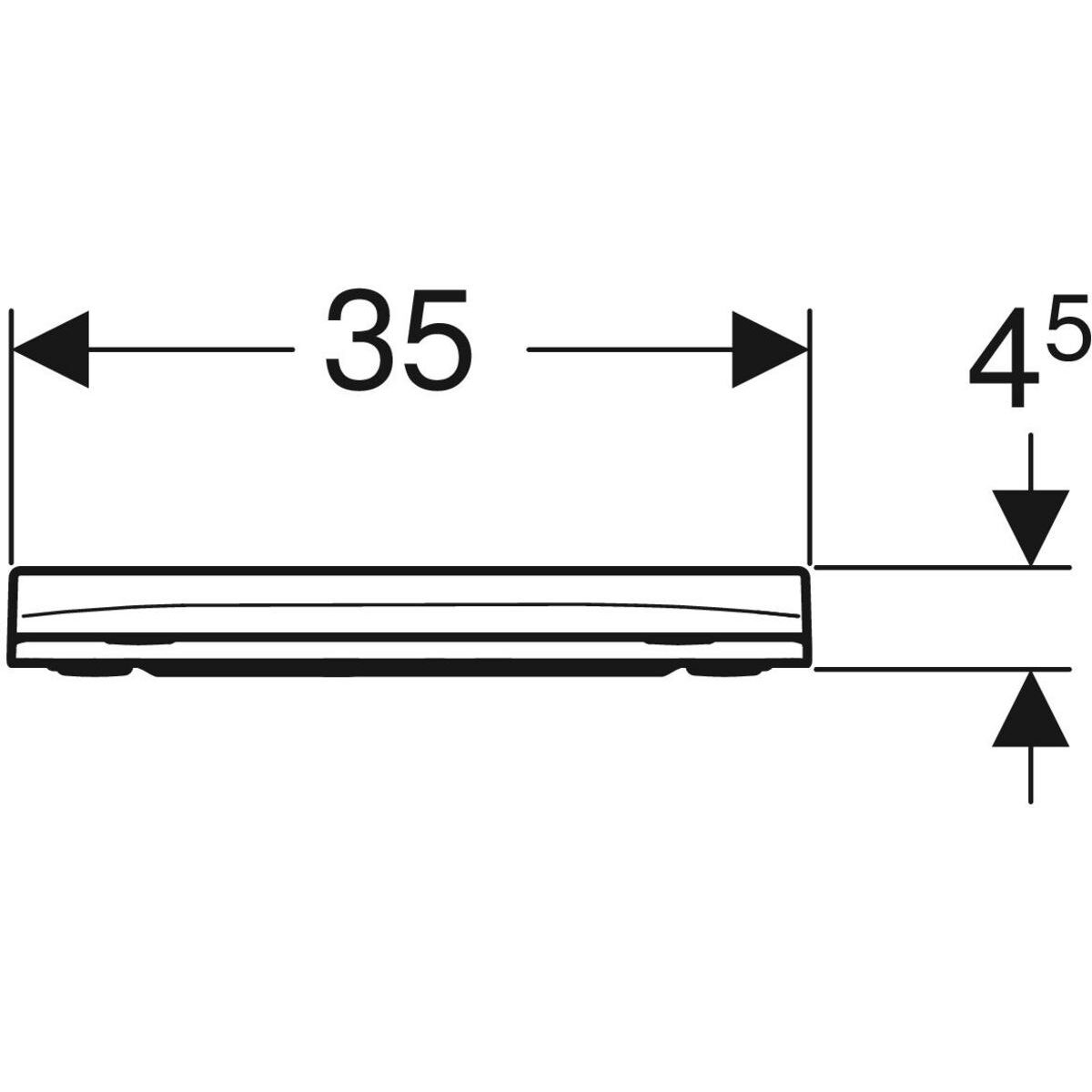 Geberit Smyle WC-ülőke, szögletes, keskeny design, sandwich kivitelű - Image 5