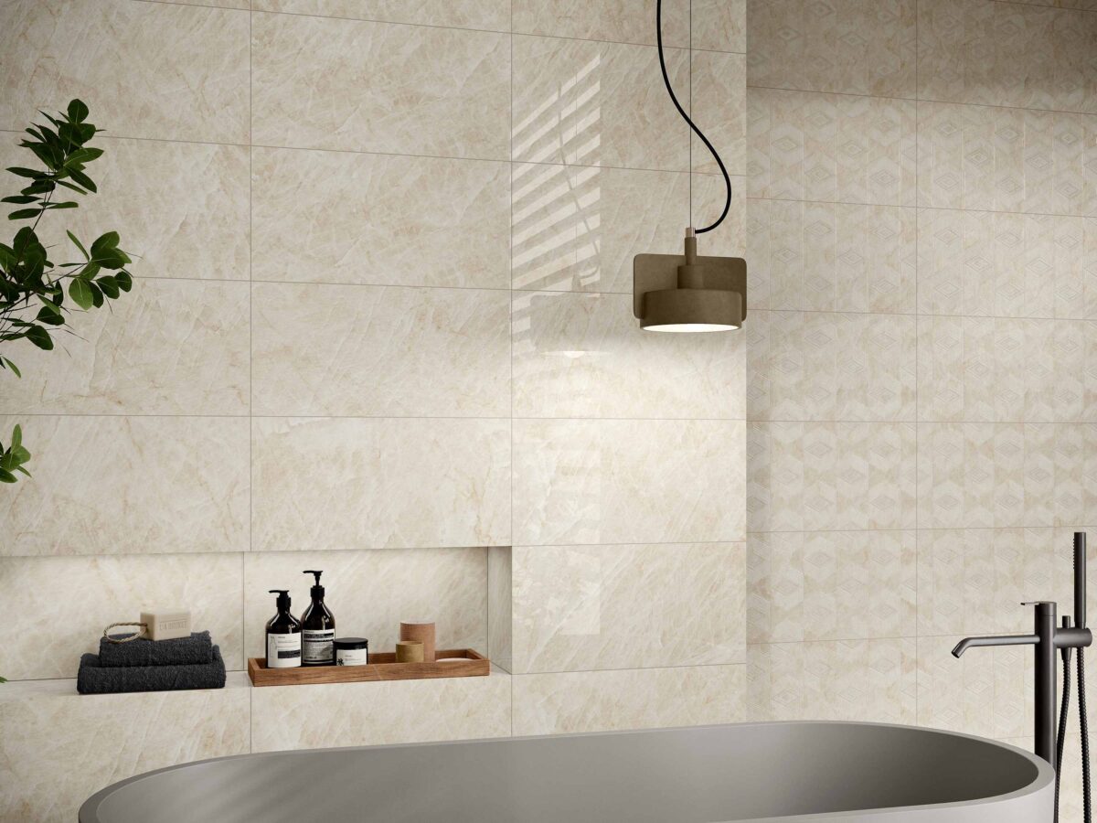 Alaplana Taj Mahal Cream Brillo 30x60 - Image 2