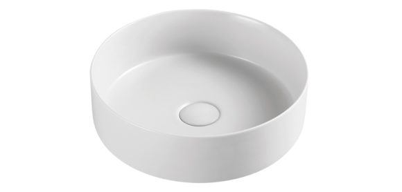 Rose matt fehér pultra építhető porcelán mosdó - Image 3