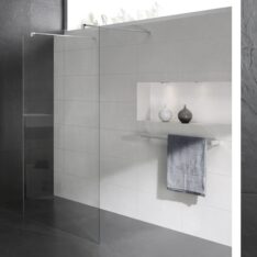 Astro 140 walk-in zuhanyfal - Easy Clean bevonattal