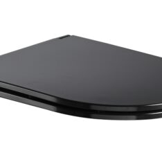 Clement Black Slim Soft Closing WC ülőke, matt fekete