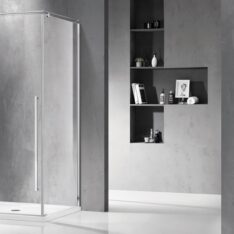 Sorrento Plus 100 1 nyílóajtós szögletes zuhanykabin Balos - Easy Clean bevonattal