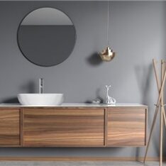 Tripoli kerek LED tükör D80