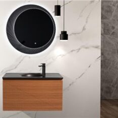 Tunis kerek LED tükör D80