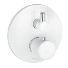 Kludi Balance falsík alatti termosztátos kád/zuhanycsap fehér/króm