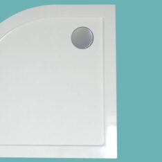 Zuhanytálca íves lapos 80x80x4