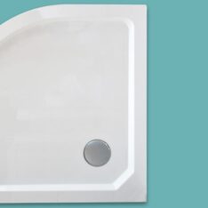 Zuhanytálca íves magas 80x80x15