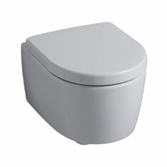 KERAMAG iCon WC-ülőke, kemény, Duroplaszt, fém zsanérral, lecsapódásgátlóval, normál (regular)