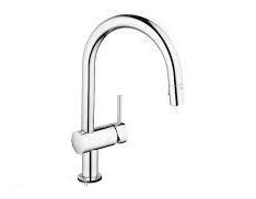 Minta Touch egykaros érintésvezérlős magas kifolyós kihúzható fejes mosogató csaptelep