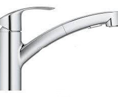 Eurosmart 2015 egykaros kihuzható fejes normál kifolyós mosogató csaptelep