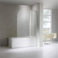 Edge 120 kádparaván, fix üveg panellel, Easy Cleanerrel