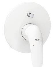 Eurostyle 2015 egykaros váltós falsík mögötti működtető készlet fej/kézi zuhany, teli fogantyús, fehér