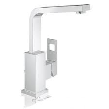 Eurocube egykaros magas mosdó csaptelep "L" méret, húzórudas leeresztővel