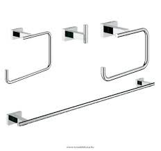 Essentials Cube kiegészítő szettt 4 in 1 Fürdőlepedő tartó, WC papír tartó, törölköző tartó, akasztó