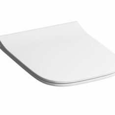 KERAMAG Smyle WC-ülőke, kemény, Duroplaszt, fém zsanérral, szögletes, lecsapódásgátlóval, slim (sandwich)