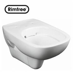 KOLO Style fali WC, 6 l, mélyöblítésű, öblítőperem nélkül, Rimfree?, 51 cm