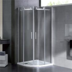 Virgo két tolóajtós íves kabin, Easy Cleannel